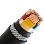 كابل منخفض الجهد نحاس مسلح XLPE SWA مقاس 4×300